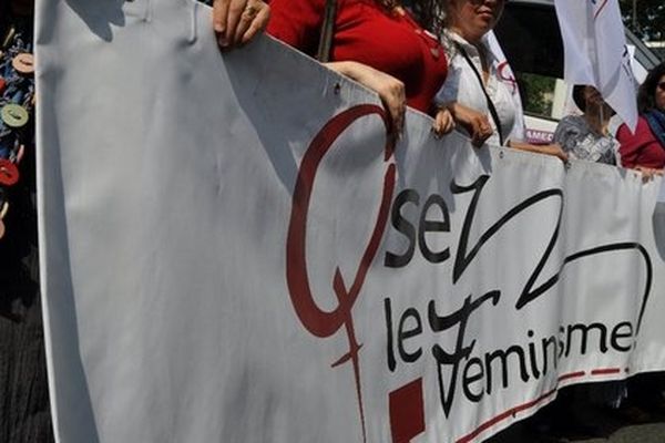 Manifester contre le permis de violer, l'objectif de l'association "oser le féminisme".