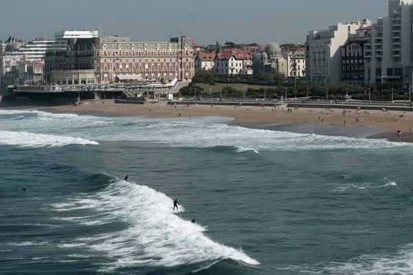 Le front de mer de Biarritz où se déroulera le sommet du G7 cet été.