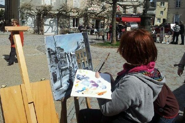 Chaque artiste a pu trouver son inspiration au détour des rues de la ville.