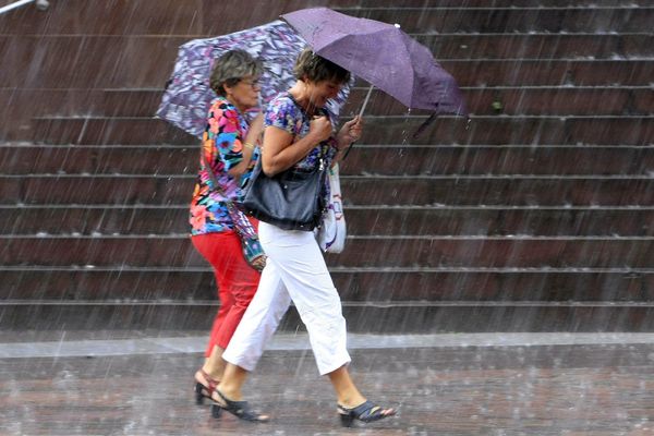 Forte pluie en Alsace en 2014 (illustration)