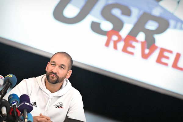 Nicolas Giné, entraineur de l'US REVEL