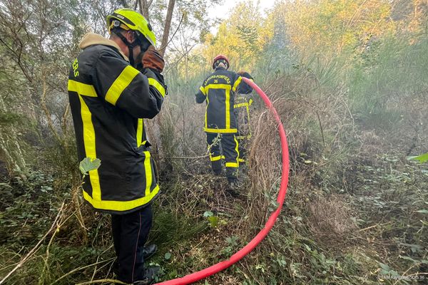 48 sapeurs-pompiers sont intervenus sur un nouvel incendie ce jeudi 12 octobre.