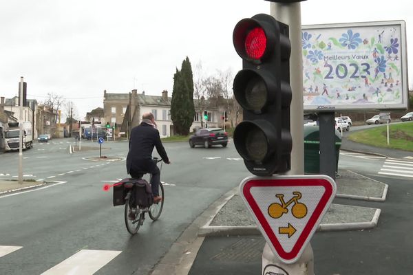 Un nouveau panneau pour les cyclistes