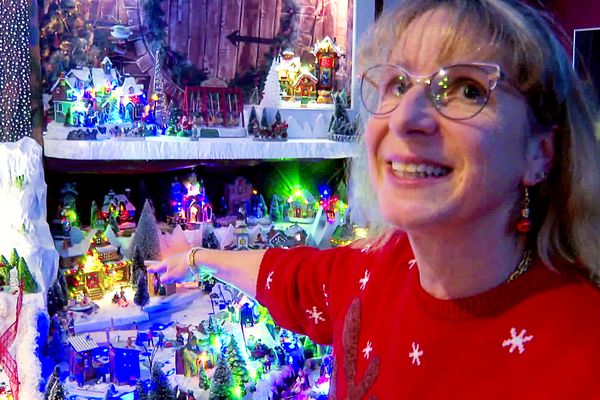 Dix ans de travail pour faire vivre la féérie de Noël dans cette maison de Caillan.