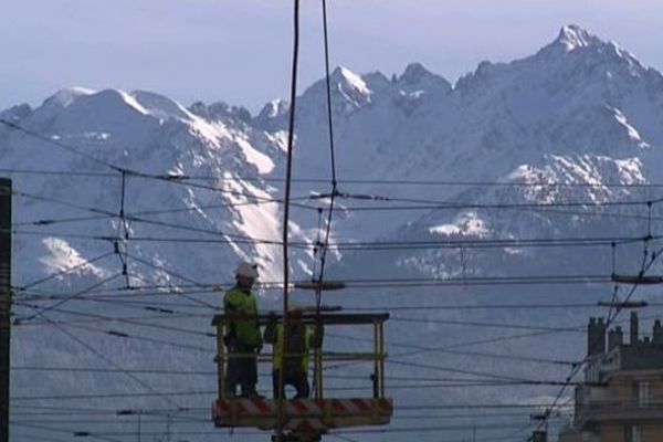 Les travaux sur la ligne