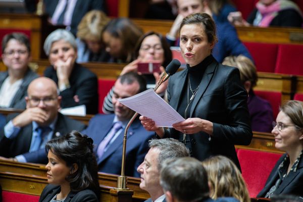 La député LREM, Caroline Janvier, à l'assemblée nationale, le 20 février 2018.