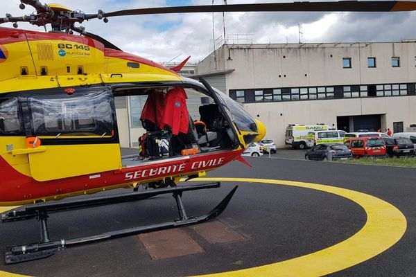 Durant l'été, un hélicoptère de secours sera basé à Montluçon dans l'Allier. Photo d'illustration.