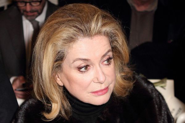 Catherine Deneuve, le 28 janvier 2015 à Paris