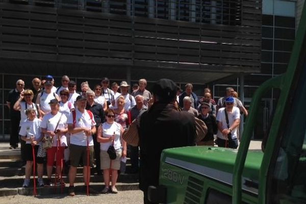 Les retraités agricoles entament une marche à Carcassonne le 27 mai 2016