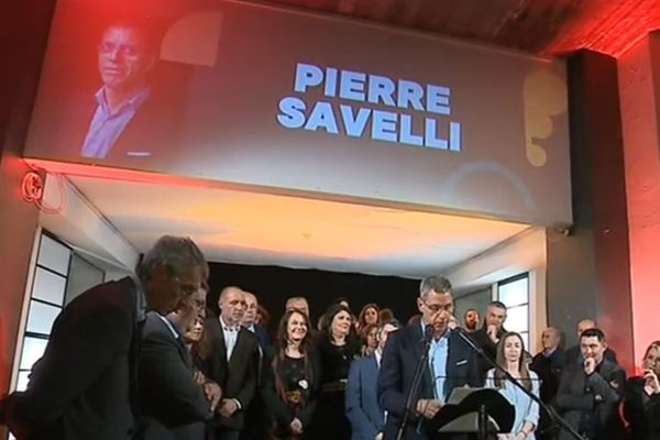 Pierre Savelli a présenté sa liste "Bastia più forte inseme" le 19 février.