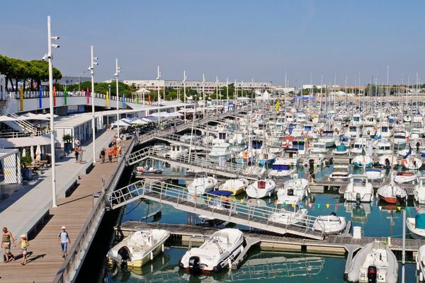 Le port de plaisance de Royan.