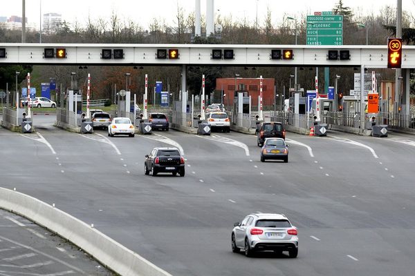 C'est sur ce péage que la victime a été prise en charge.