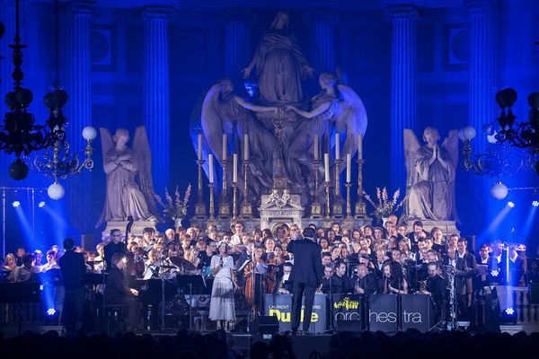 Le "Sacred concert" du Laurent Mignard Duke Orchestra en octobre 2014 en l'église de la Madeleine à Paris