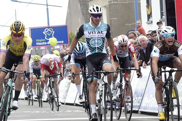 Le Français Bryan Coquard (Vital Concept) a remporté la 4e étape des 4 jours de Dunkerque.