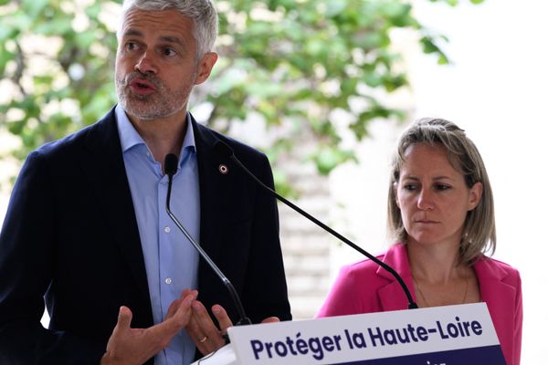 Laurent Wauquiez, actuel président (LR) de la Région Auvergne-Rhône-Alpes, a annoncé sa candidature aux élections législatives ce mardi 11 juin. (photo d'archives)