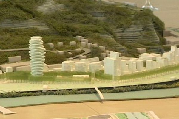 La maquette du projet de l'Esplanade