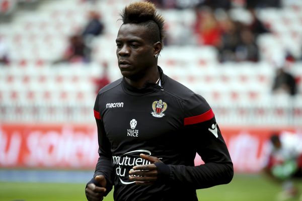 Mario Balotelli le 8 avril 2018 lors du match Nice-Rennes.