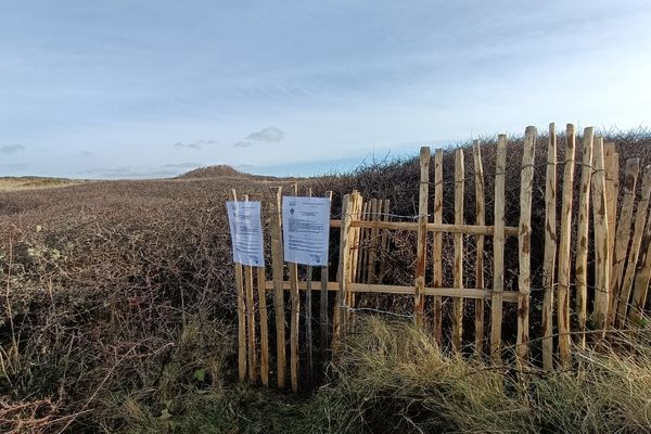 La municipalité de Plogoff a fait afficher l'arrêté municipal interdisant l'accès à une partie du site de la pointe du Raz