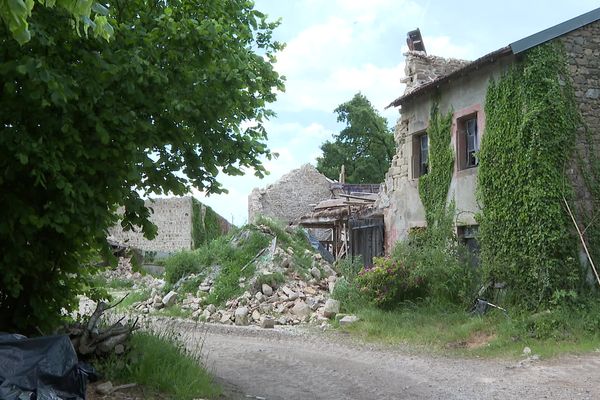 Pontarion, trois mois après la tornade.