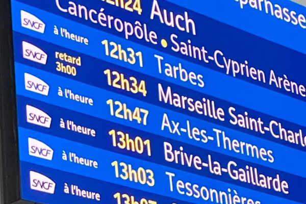 Le trafic SNCF a été perturbé par une panne, ce dimanche 23 juin 2024, entre Bordeaux et Marseille, en passant par Toulouse. Un retard de plus de trois heures a été annoncé.