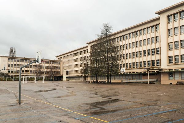 Le collège-lycée Chopin à Nancy en Meurthe-et-Moselle.