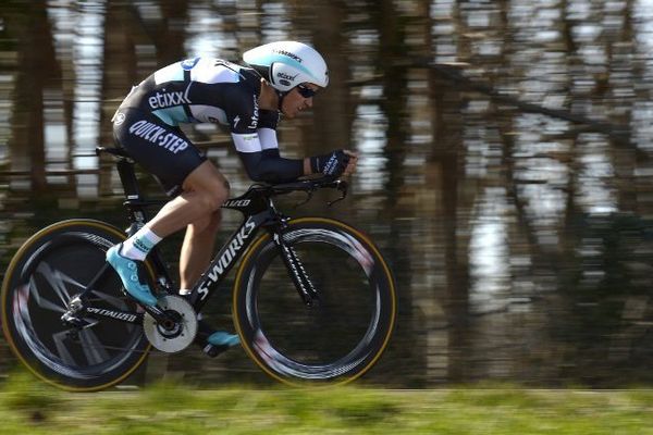 Julian Alaphilippe photographié le 8 mars 2015, lors de la dernière édition du Paris-Nice. 