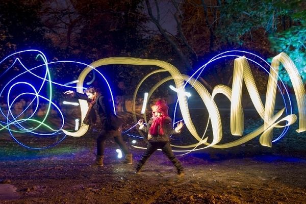 Marko93, pionnier du light painting, illumine  la 6e ZAT de Montpellier 