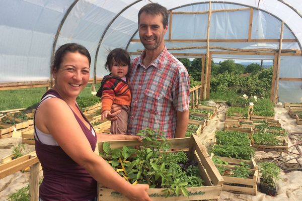 Jusqu'à maintenant les maraîchers bio vendaient seulement les plants de légumes. Nathalie Cerclé en vend 3000 chaque année. 