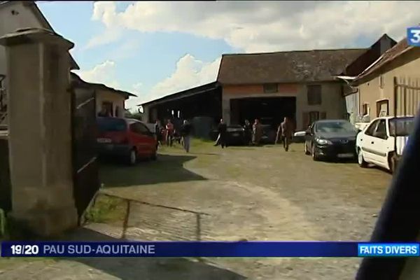 C'est non loin de cette ferme située à Ger que le corps aurait été retrouvé.