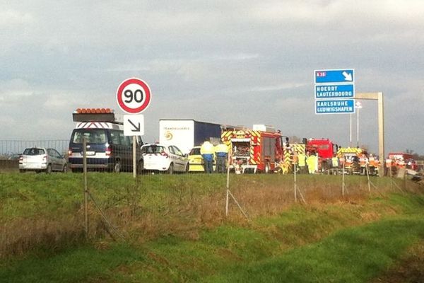 Plusieurs kilomètres de bouchons sur l'A4 ce matin à hauteur de Vendenheim