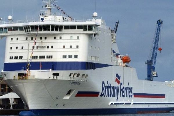 "Le Cotentin", navire de la Brittany Ferries (archives)