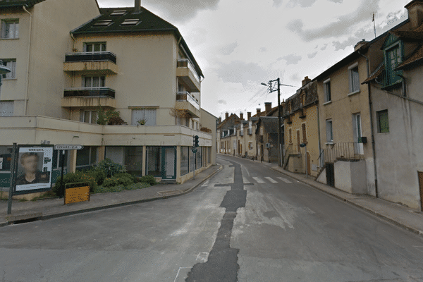 La rue Ampère à Yzeure, où s'est produite l'agression vendredi 3 novembre.