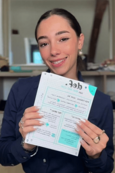 Sur TikTok, Iris partage à ses 90.000 abonnés ses conseils pour réussir ses études en droit.