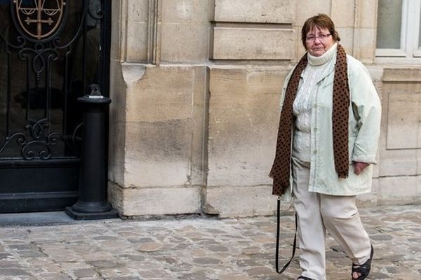 Yvette Bert au tribunal d'Arras le 6 novembre 2014.