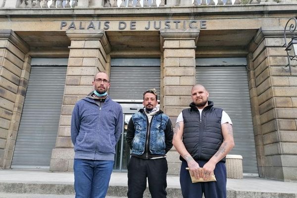 Julien Tréhorel, Jonathan Thomas et Romain Guigan ont été condamnés à 6 ou 8 mois de prison avec sursis, suite à un barbecue qui a dégénéré vendredi 14 mai à Erquy.