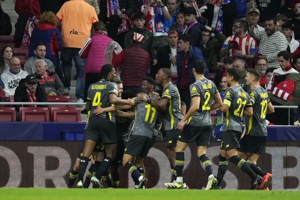 Jonathan David félicité pour son doublé face à l'Atlético.