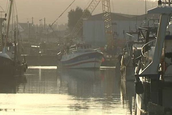 Port en Bessin ce dimanche matin