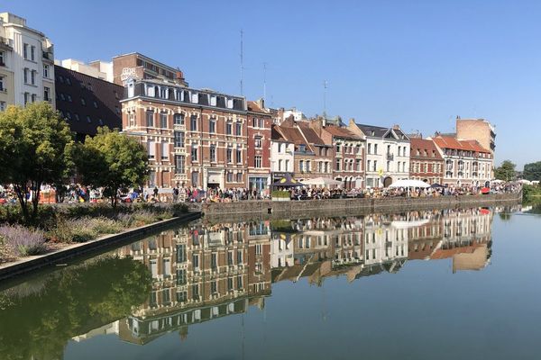 Le Quai du Wault pendant la braderie de Lille 2019 - Photo d'illustration