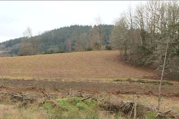 La Villedieu (Creuse) où les terres agricoles se font rares. 