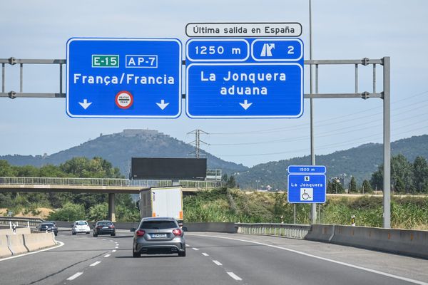 L'autoroute, à la frontière espagnole. (photo d'illustration)