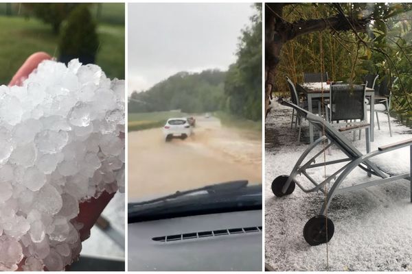 Des orages de grêle et des inondations dans le Nord et le Pas-de-Calais.