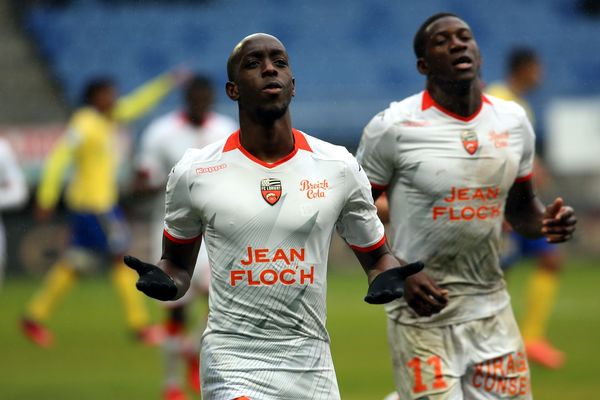 Auteur d'un doublé, Yoane Wissa a largement contribué à la victoire du FC Lorient contre Sochaux (0-4) ce samedi. 