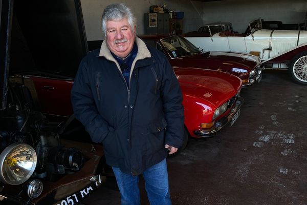 Jean-Marie Leboutet collectionne les vieilles et belles mécaniques depuis 44 ans. 