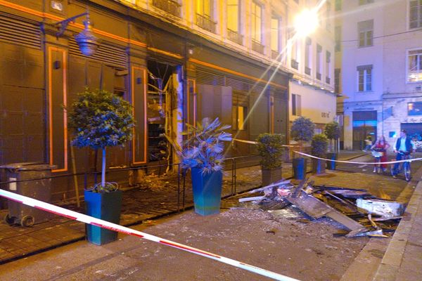 Environ dix mètres carrés du magasin Super U ont été endommagés.