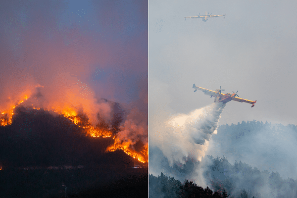 Le photographe professionnel Benoit Colomb a réalisé une vidéo impressionnante de l'incendie des gorges du Tarn.