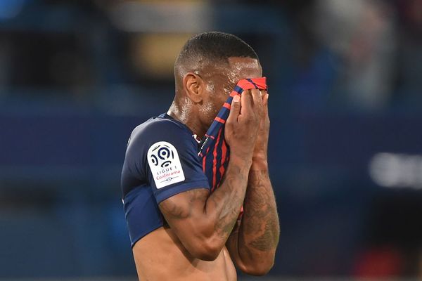 Claudio Beauvue, après le coup de sifflet final, ce vendredi soir au stade d'Ornano