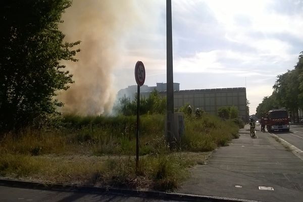 Incendie bd Benoni Goullin à Nantes, le 13 mai 2022