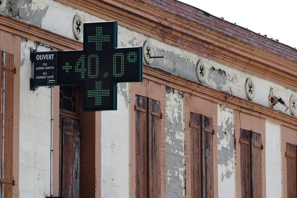 40° à Toulouse,  jeudi 22 juin 2017.