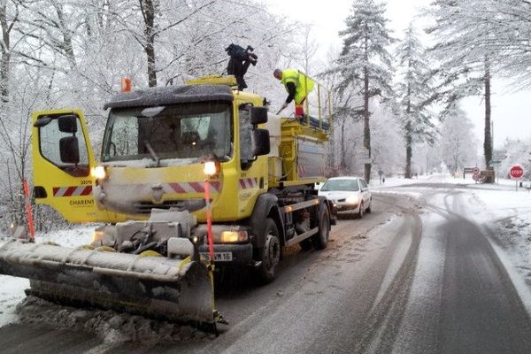 Premières neiges en Charente 