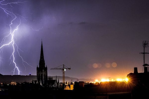 Ciel d'orage en Normandie (archives)